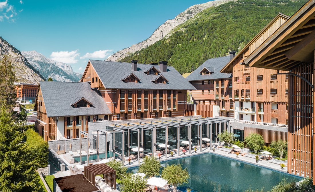 The Chedi Andermatt The Courtyard Summer 2